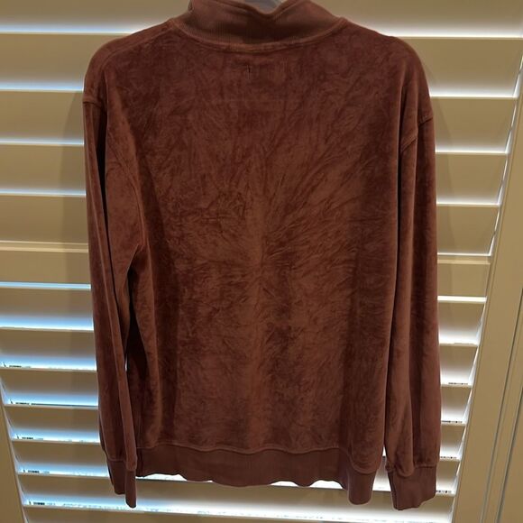 Goodlife men's zip up velour jacket large - Picture 3 of 4